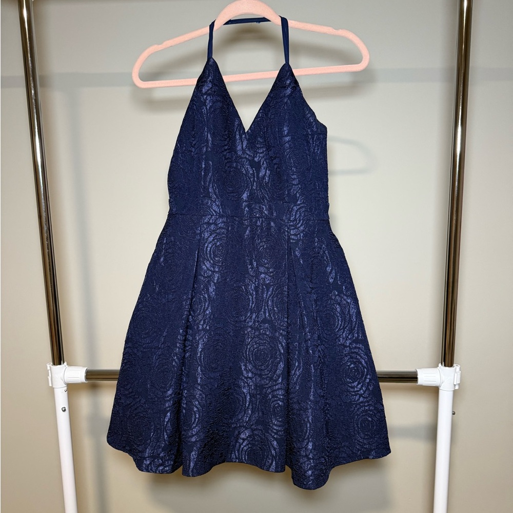 Maniju - Navy Blue Women’s Dress